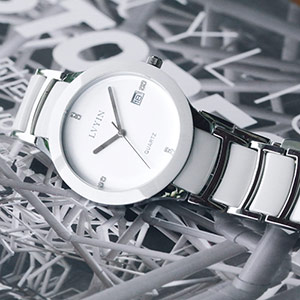 White Ceramic Quartz Watch