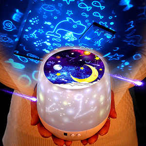 Twelve constellations starry sky projection lamp