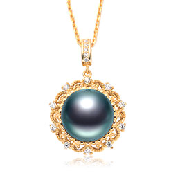 Tahitian Black Pearl Pendant