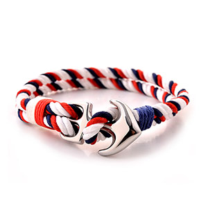 Navy Anchor Bracelet