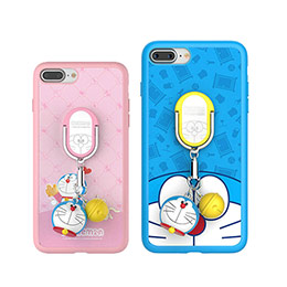 Apple Doraemon Cartoon Stand Phone Case