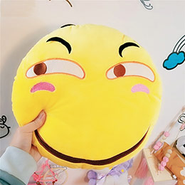 Funny expression pack pillow