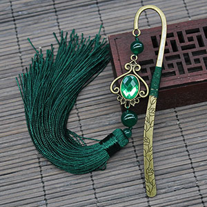 Chinese style ancient style tassel bookmark
