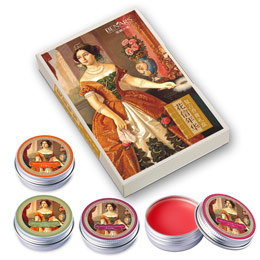 Vintage solid perfume gift box