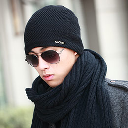 Men's autumn and winter wool hat