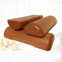 Professional beech wood cervical pillow