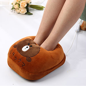 Cute cartoon electric foot warmer