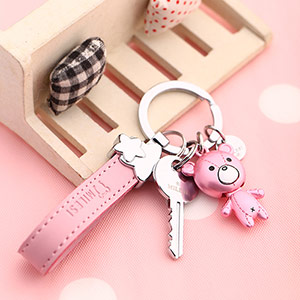 Cute bear keychain
