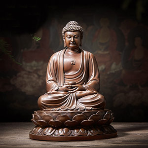 Pure copper Sakyamuni Buddha ornaments