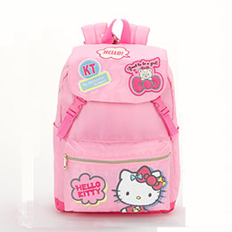 Hello Kitty cartoon weight-reducing and spine-protecting schoolbag