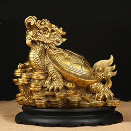 Pure copper dragon turtle ornaments