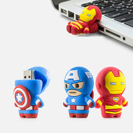 Iron Man Metal Anime Creative USB Flash Drive