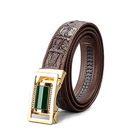 jranter crocodile leather men's belt