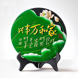 Activated carbon carving craft ornaments