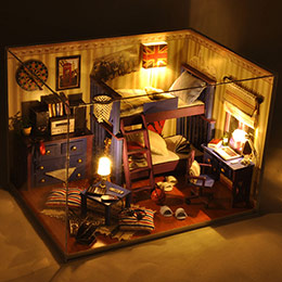 DIY handmade assembled house