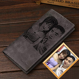 Photo long wallet customization
