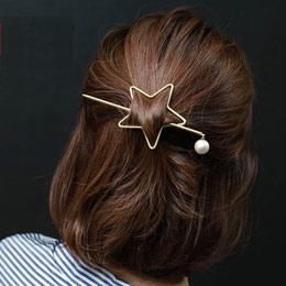 Korean Star Pearl Hairpin