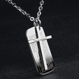 Jesus Scripture Cross Hangtag
