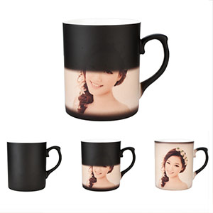 Creative photo color changing mug customization