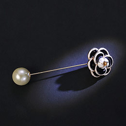 Korean Pearl Flower Brooch