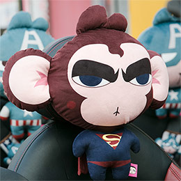 Cartoon monkey car waist cushion