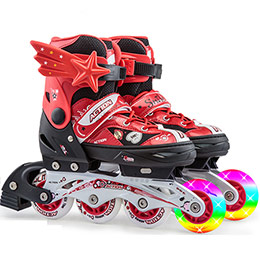 Cartoon children's skates set