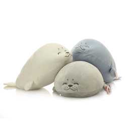 Cute seal plush doll