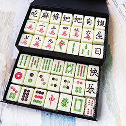 Pure Cocoa Butter Mahjong Chocolate