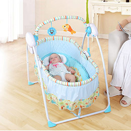 Baby soothing electric cradle