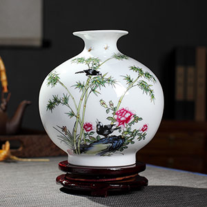 Jingdezhen ceramic waterproof vase ornaments