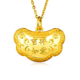 Luk Fook Baby Gold Longevity Lock