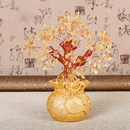 Citrine Fortune Tree Ornaments