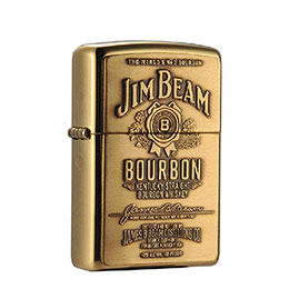 Kupfernes Jim Beam Weinetikettenfeuerzeug