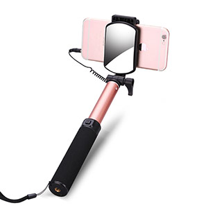 Retractable mobile phone selfie stick