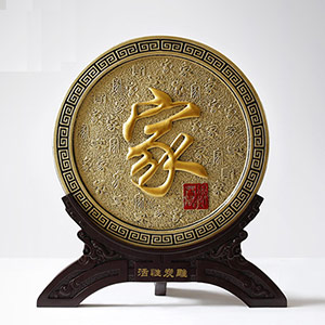 Activated carbon carvings