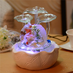 Glass fish tank ornaments