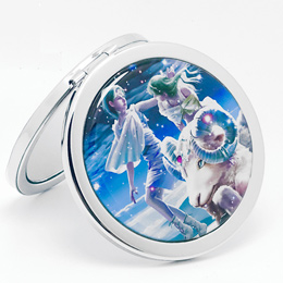 Zodiac themed makeup mirror