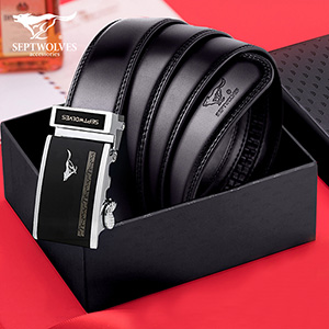 Septwolves men's genuine leather belt