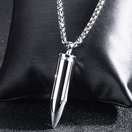 Men's Bullet Necklace