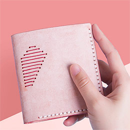 Handmade genuine leather wallet for men
