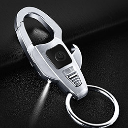 Multifunctional metal key ring