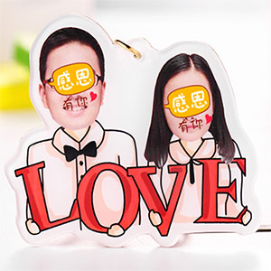 Photo keychain customization