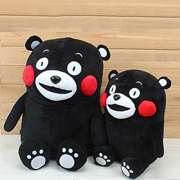 Authentic cartoon Kumamon bear doll