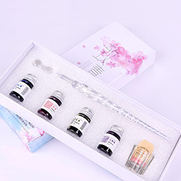 Creative Art Glass Pen Gift Box