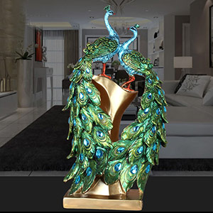 Couple peacock wedding decorations