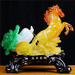 Get rich immediately craft ornaments