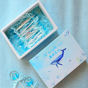 Ocean Heart Lollipop Gift Box