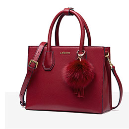 Lafestine leather Kelly bag
