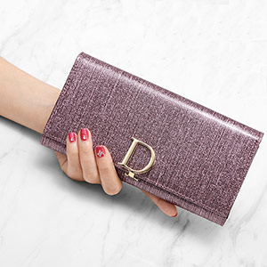 European style ladies genuine leather clutch
