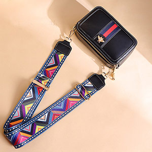 Internet celebrity wide shoulder crossbody bag